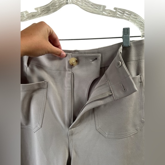 Jones New York grey high rise straight leg pants - Picture 5 of 6